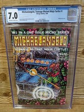 Michaelangelo, Teenage Mutant Ninja Turtle #1 (1986) CGC 7.0 WP Eastman