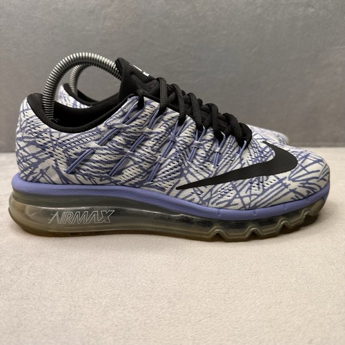 Nike Air Max 2016 Print Damengröße 8 Schuhe Racer kreideblau Laufen Turnschuhe
