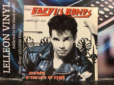 Gary U.S Bonds Standing In The Line Of Fire LP Album Vinyl Rec SPRAY103 Rock 80s