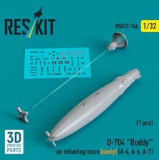 Reskit RSU32-0146 D-704 "Buddy" air refueling store (early) (1 pcs) 1/32