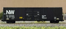 N - MTL 102040 N&W 60' Excess Height Double Plug Door Boxcar N&W605000 N11669