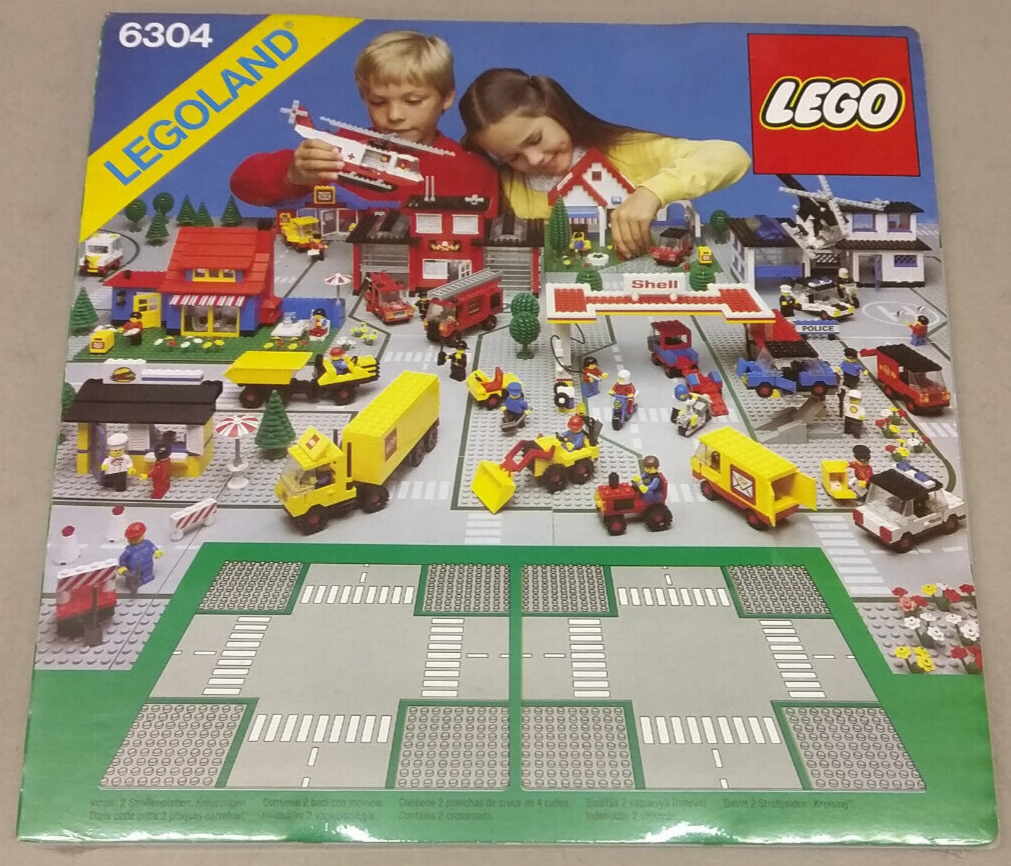 LEGO Town 6304 Cross Road Plates NEW! Intersection Street
