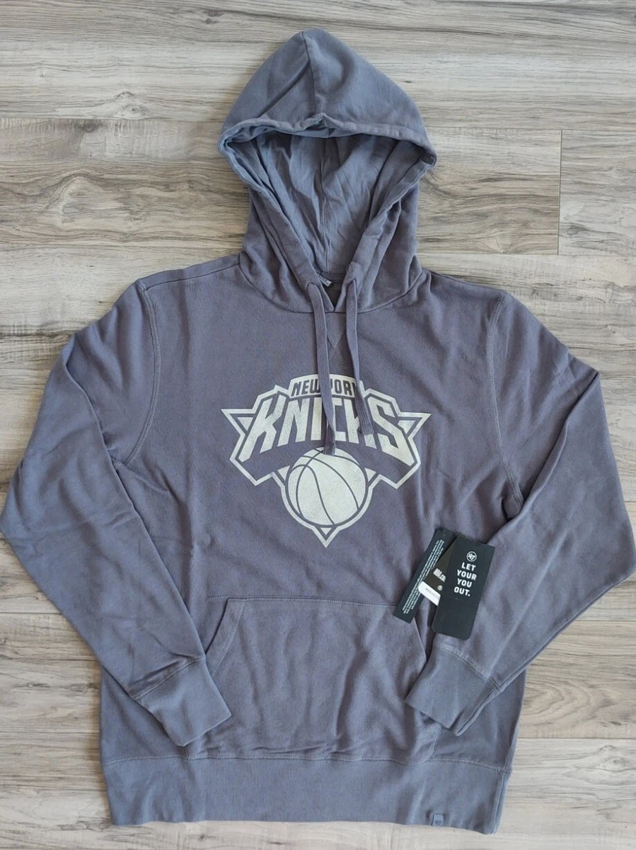 New York Knicks hoodie 47 Brand hood pullover sweatshirt NBA blue new