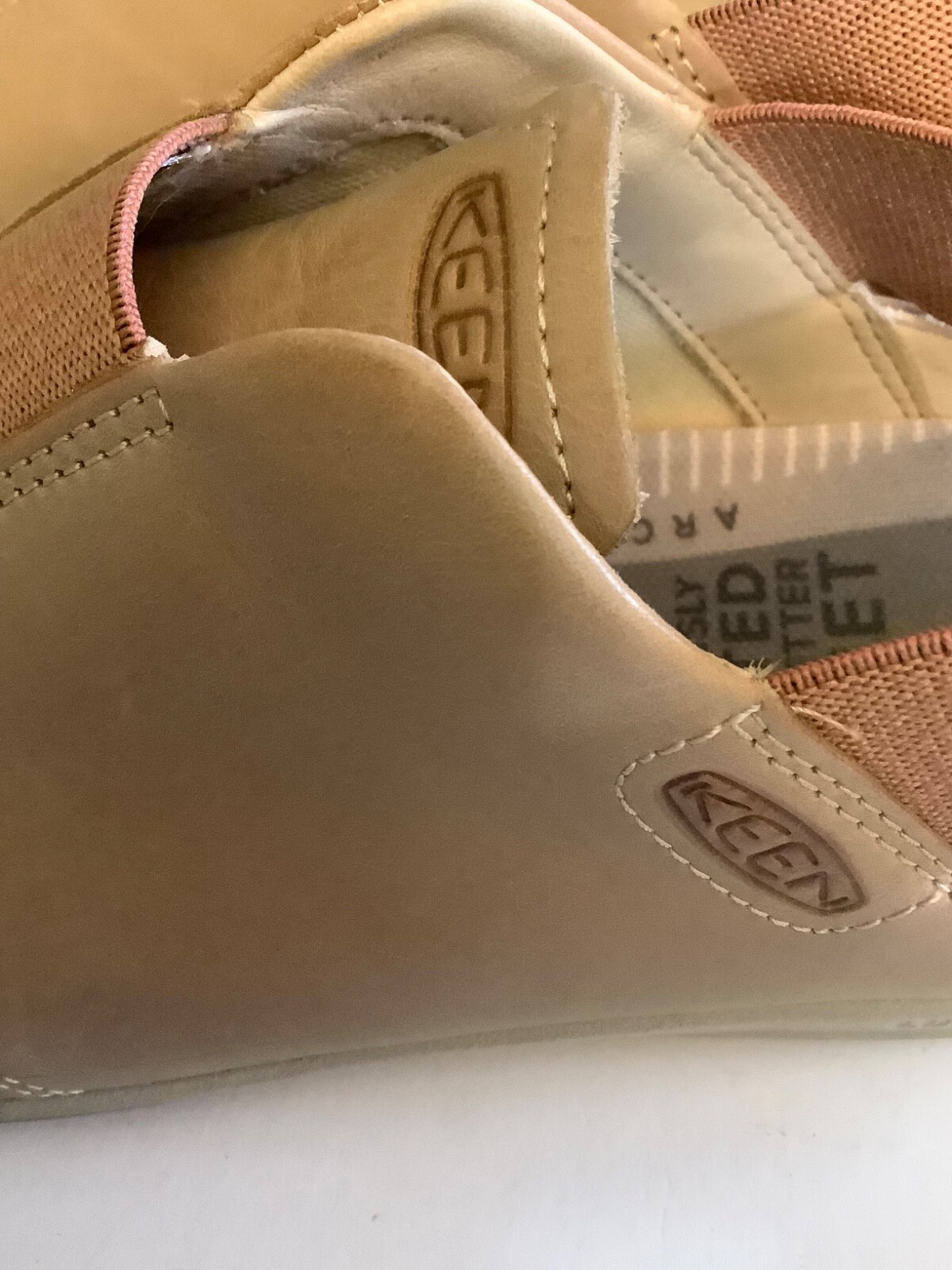 Scarpe sandali mules Keen Lorelei II slip on sling pelle marrone taglia 9 VG