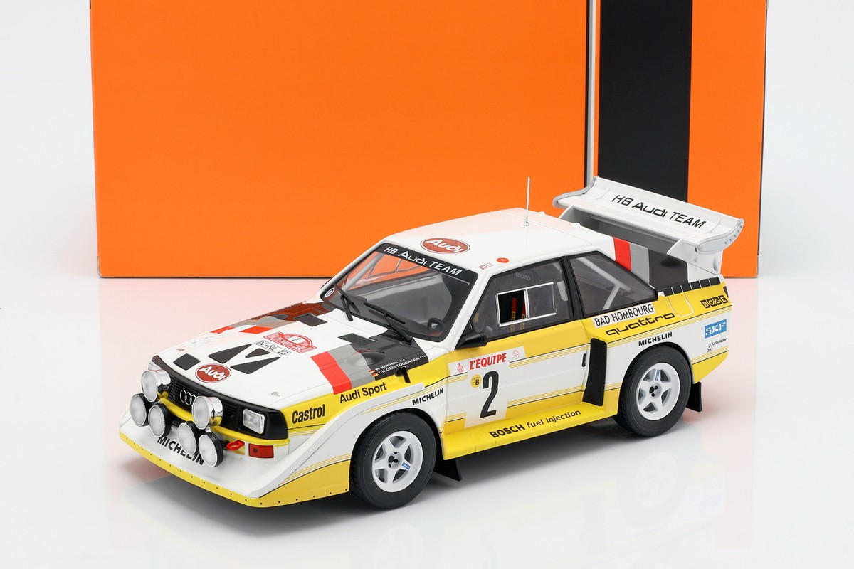 Ixo 1:18 Audi Sport Quattro S1 E2 No.2 4th Monte Carlo Rally 1986