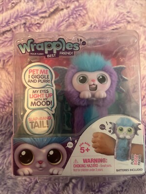 Wrapples Little Live Best Friend Shora Purple Blue New Sealed