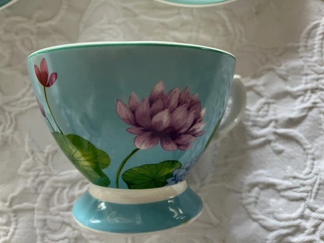 TEE SET "Chris Chun" Ashdene Fine Bone China, ca. 2006, handbemalt & WERTVOLL ! - Bild 4 von 4