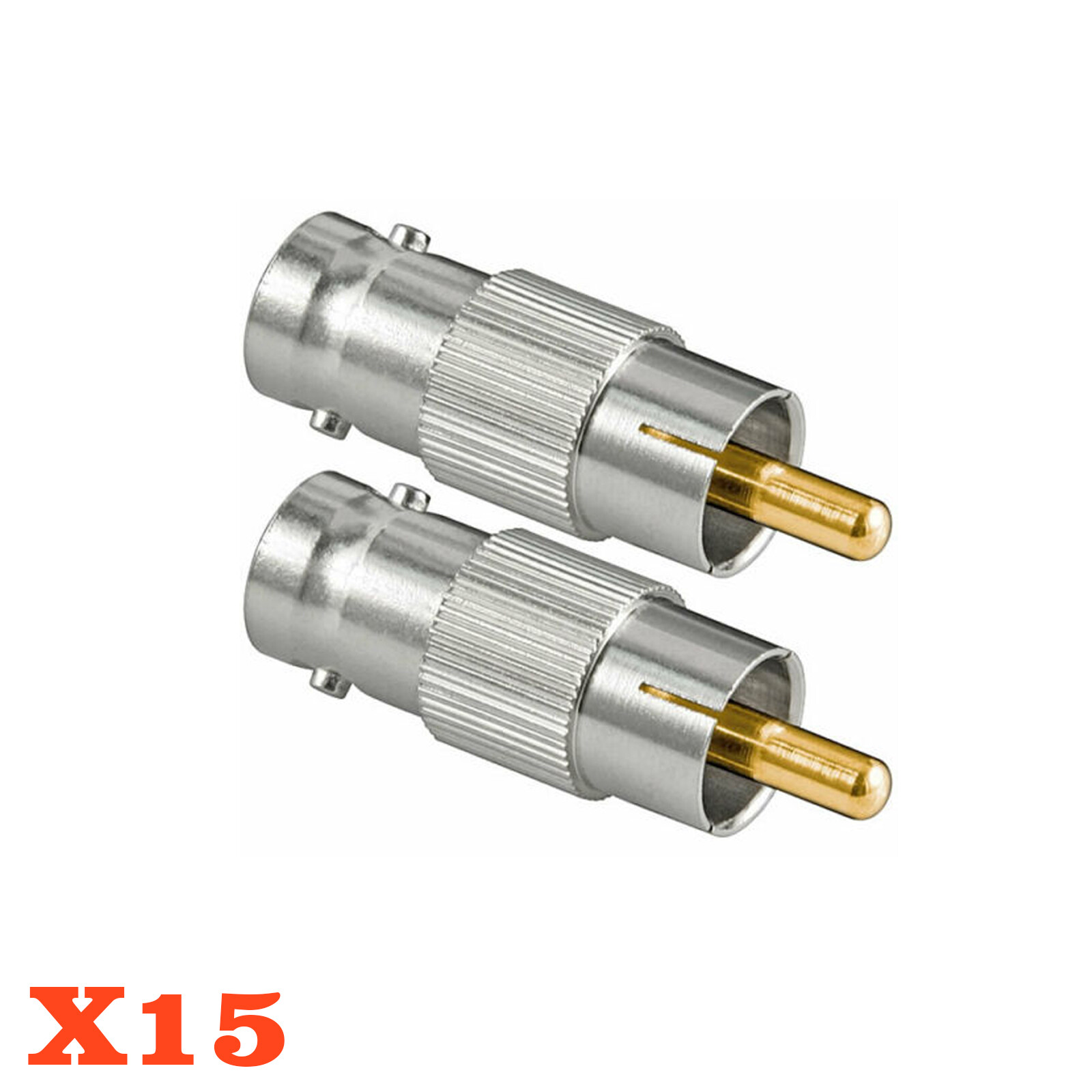 iYueMps BNC to RCA Adapter BNC Female to RCA/TV Phono Male Connector Plug Adapter - CCTV to Composite Video (10 x BNC Female to RCA Male