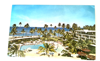 Postcard Dorado Hilton Dorado Puerto Rico With Sender Message 1966 Posted Used