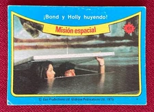 1979 Stani (Argentina) JAMES BOND Moonraker #61 Extremely Rare, No Creases