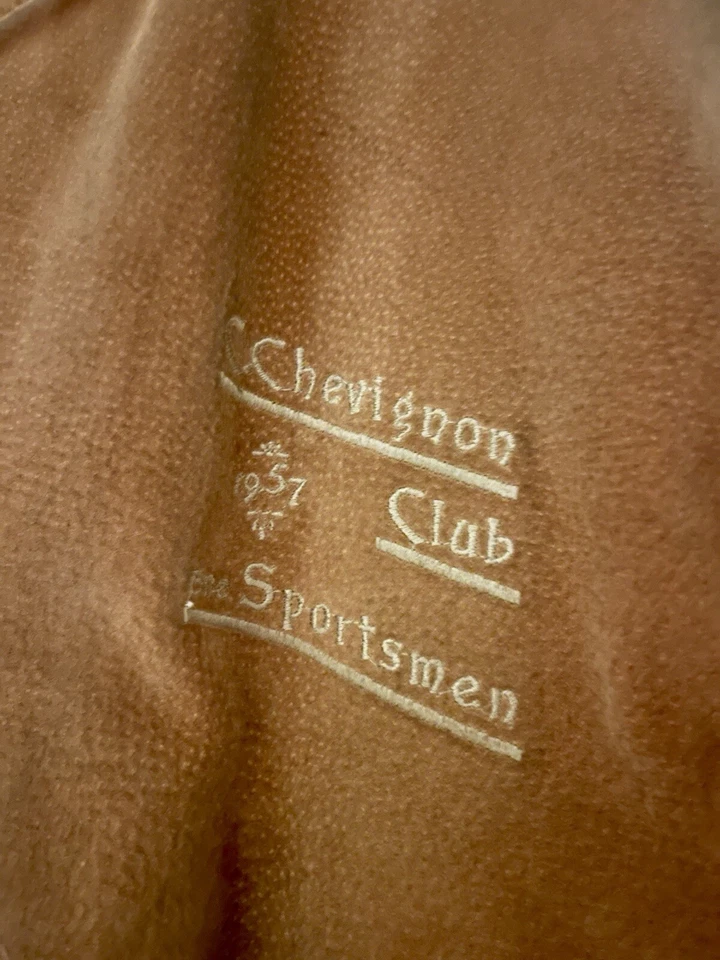 Chevignon Authentic Vintage Leather  Spell out varsity jacket stunning piece - Image 4 of 4
