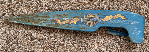 Vintage bicycle CHAIN GUARD for Roadmaster, Schwinn, Elgin, Mesinger Blue - Picture 1 of 8