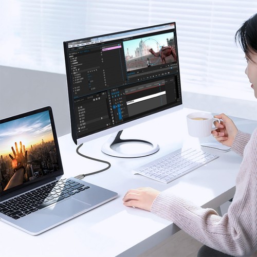 8K 60Hz USB-C To Displayport 1.4 Cable USB 3.1 Type C To DP W/ PD Charging h - Afbeelding 8 van 11