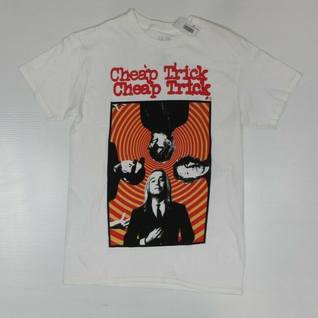 Cheap Trick Rock Band Official White TShirt New! (4D5 eBay
