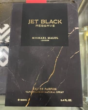 Jet Black Reserve by Michael Malul Eau De Parfum Spray 3.4 oz -100 ml Men New.