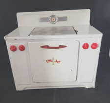 LITTLE CHEF Toy Electric Stove Vintage 1950s in good condition