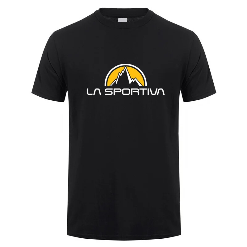 Verano Moda La Sportiva Camisetas Nuevas Verano Manga Corta Algodón Divertido Informal T