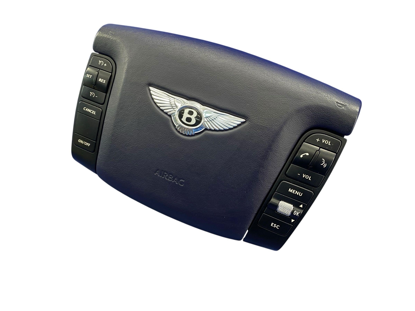 2006-2012 BENTLEY CONTINENTAL FLYING SPUR FRONT STEERING WHEEL AIRBAG W/SWITCHES