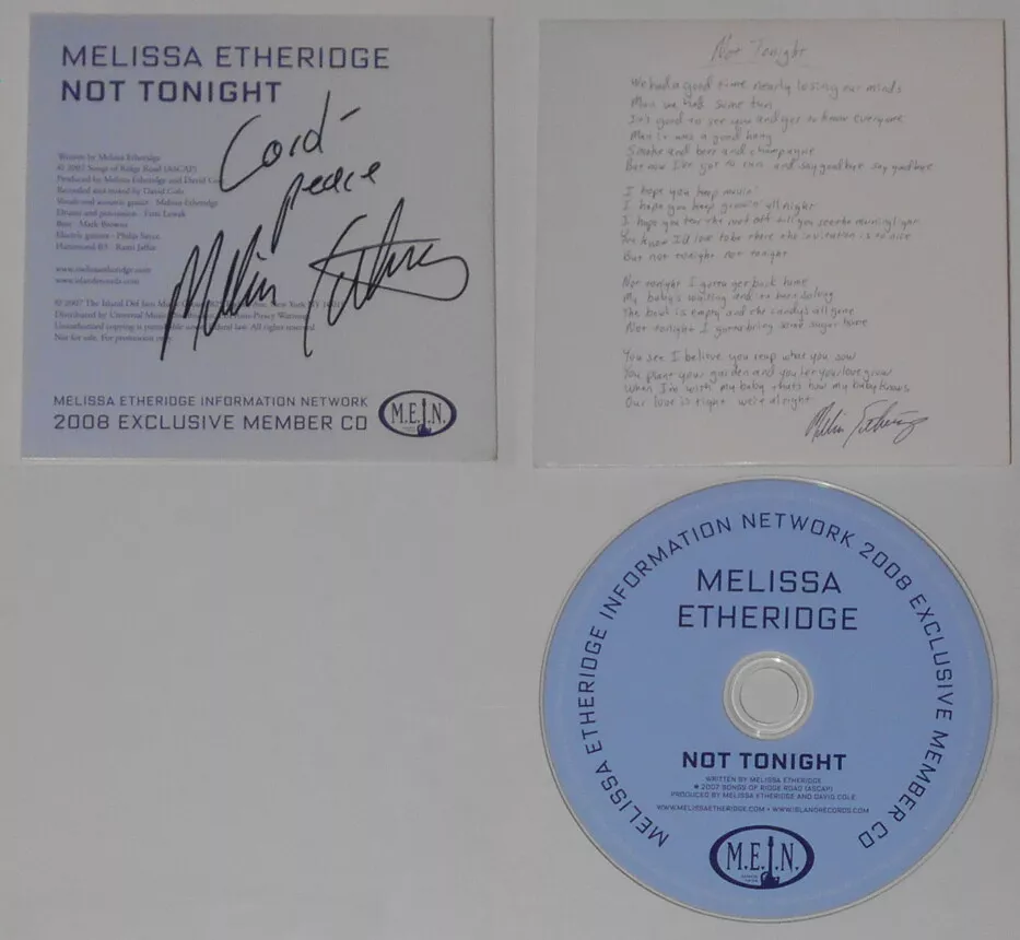 Fan Club - Melissa Etheridge