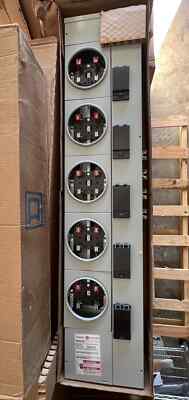 GE Meter Stack 800A/125A 3ph/1ph Ring-Type Socket 4-Jaw TMP8512R