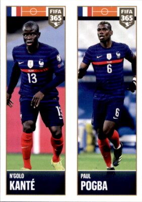 Panini Fifa 365 2022 Sammelsticker Nr. 377 N Golo Kante / Paul Pogba