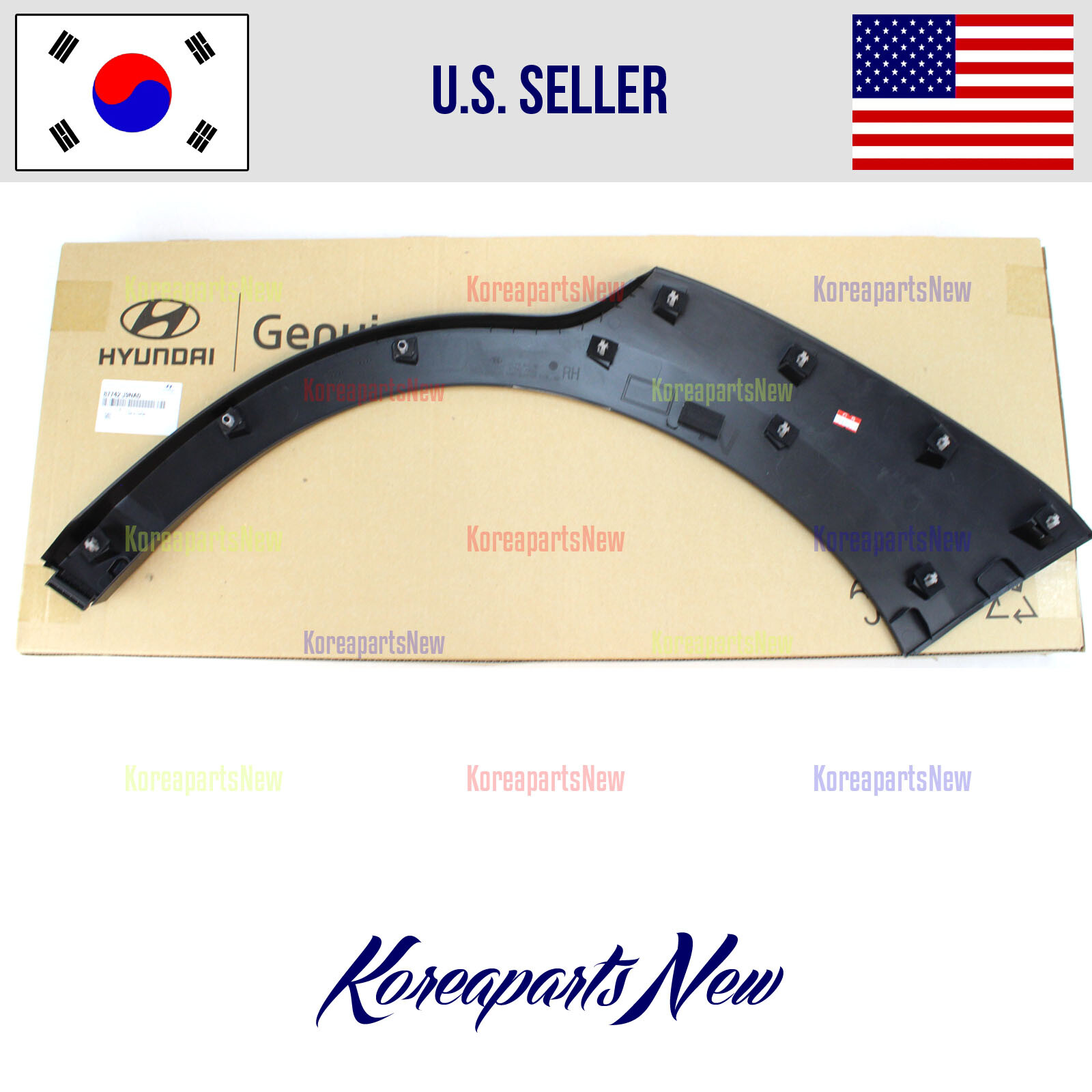 REAR Quarter Panel Wheel Molding Right PASSN 87742J9NA0 Hyundai  