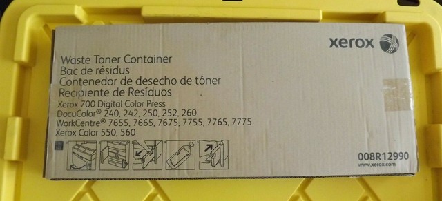 LOT OF 2 XEROX WASTE TONER CONTAINER 008R12990 --> GENUINE NEW | eBay