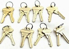 8 Pair ORIGINAL SCHLAGE 5 PIN FACTORY PRECUT KEYS  16 Keys  Locksmith....