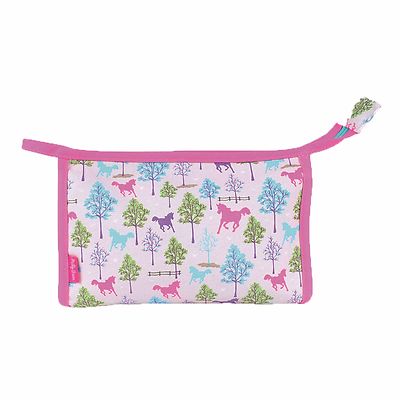 Milly Green Playful Ponys Design Kulturtasche oder Ranzen Tasche - Schule