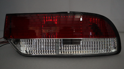 Fits 1989-1994 240SX S13 Hatchback Red LED Tail Lights+Center