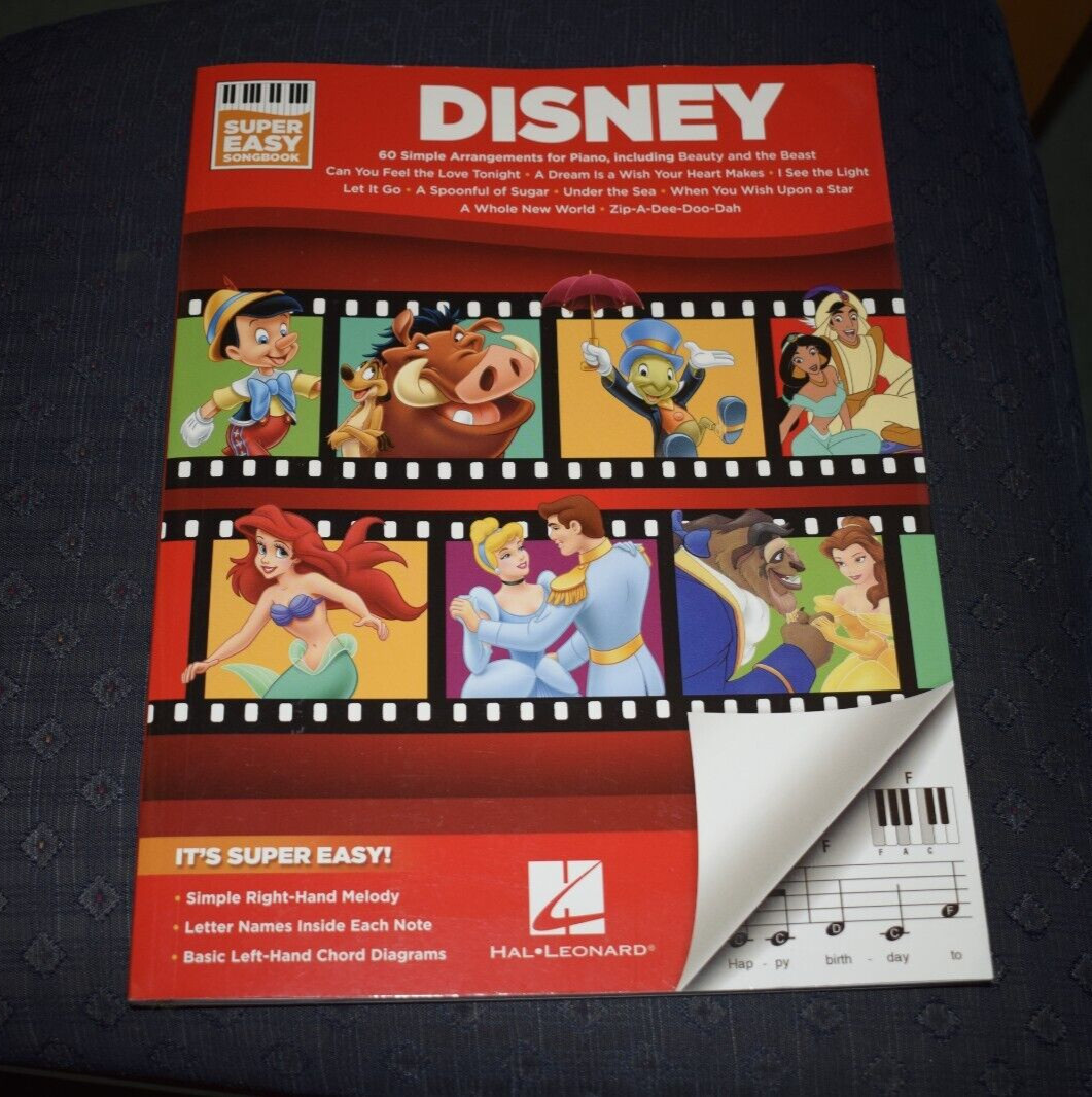 Disney - Super Easy Songbook - Paperback Corp, Hal Leonard book