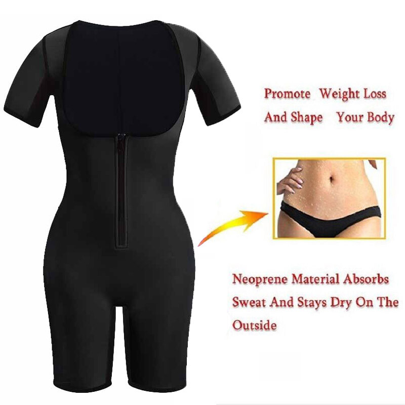Women's Neoprene Sauna Suit Full Body Shaper for Fat Burn & Spa-image