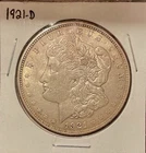 1921 D and 1921 P Morgan Silver Dollars