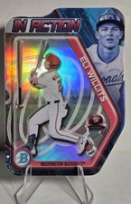 2025 Bowman Chrome Draft Eli Willits - In Action Refractor RC Rookie