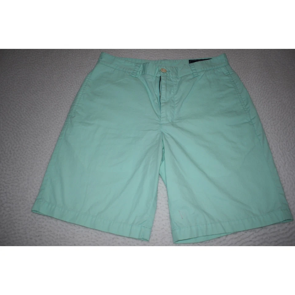 Шорты для гольфа мужские Vineyard Vines Club размер 30 плоские зеленые чиносы хаки хлопок - Изображение 2 из 4