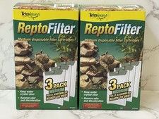 5 Total Tetra Fauna ReptoFilter Filter Cartridges Medium Whisper Technology New