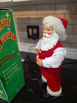 Vtg 1999 Radio Shack Christmas Rockin Santa Animated Singing