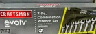 CRAFTSMAN EVOLV 7-PIECE WRENCH SET 12 PT. METRIC & ROLL UP CASE 12353 NEW NOS🔥
