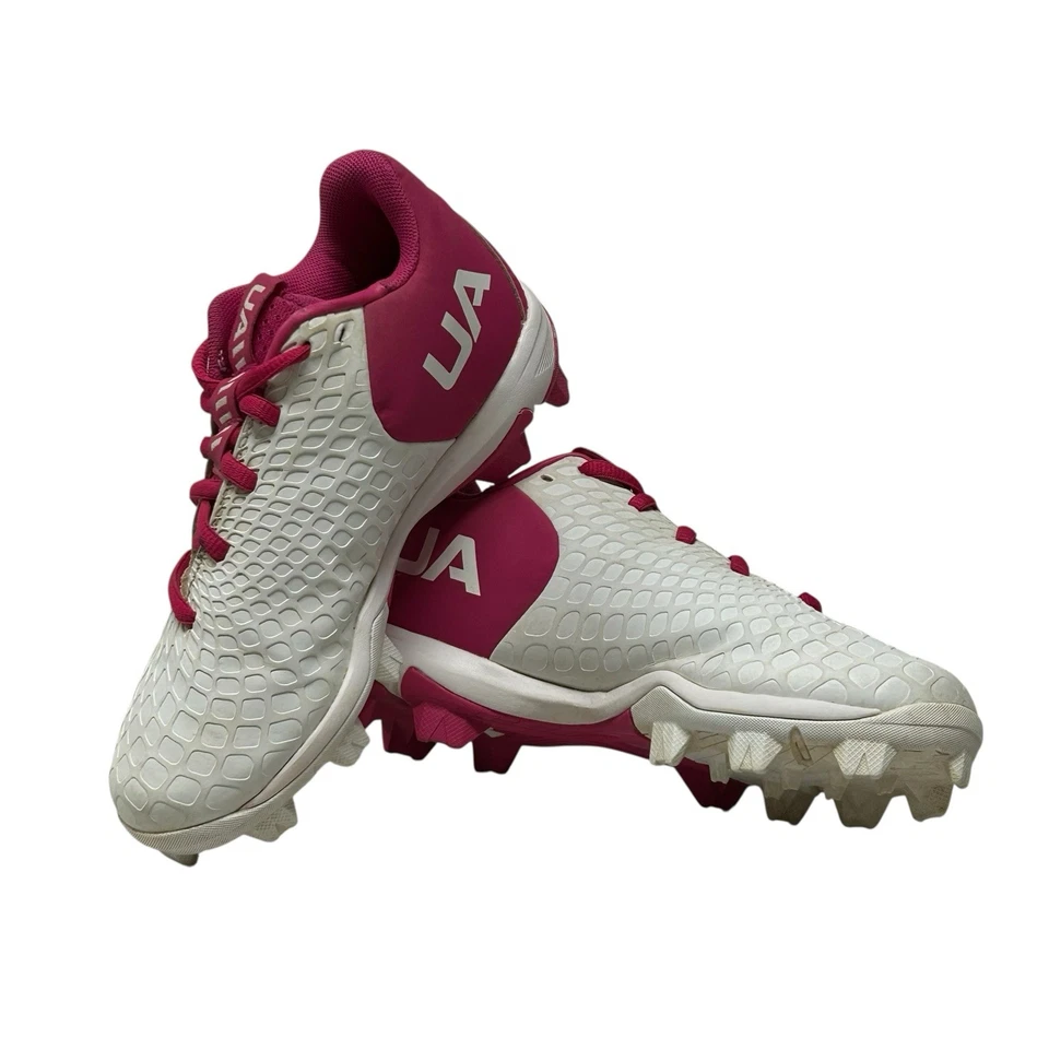 Женские софтбольные бутсы Under Armour Glyde для девочек размер 1Y 3026607-101 - Изображение 3 из 4