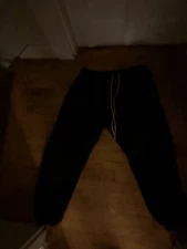 Essentials Black Hoodie Fear of Gods Heavy Cotton Size Large Pants Sweatpants L