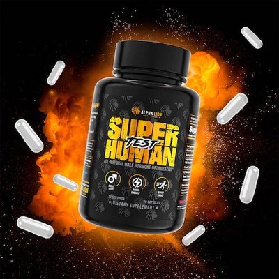 ALPHA LION SUPERHUMAN TEST All-Natural Male Hormone Optimization 30 Servings