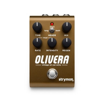 Strymon Olivera Oil Can Echo Delay Pedal for Guitar, Pedalboard, Keyboard, an...