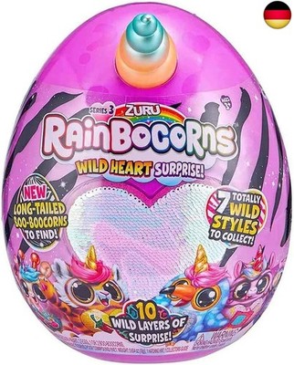 Rainbocorns Wild Heart Surprise Zebracorn - Plüschtier - 10 Überraschungen, N