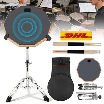 Drum Practice Pad 12'' Übungspad Schlagzeug Drumpad Drums Percussion Trommel