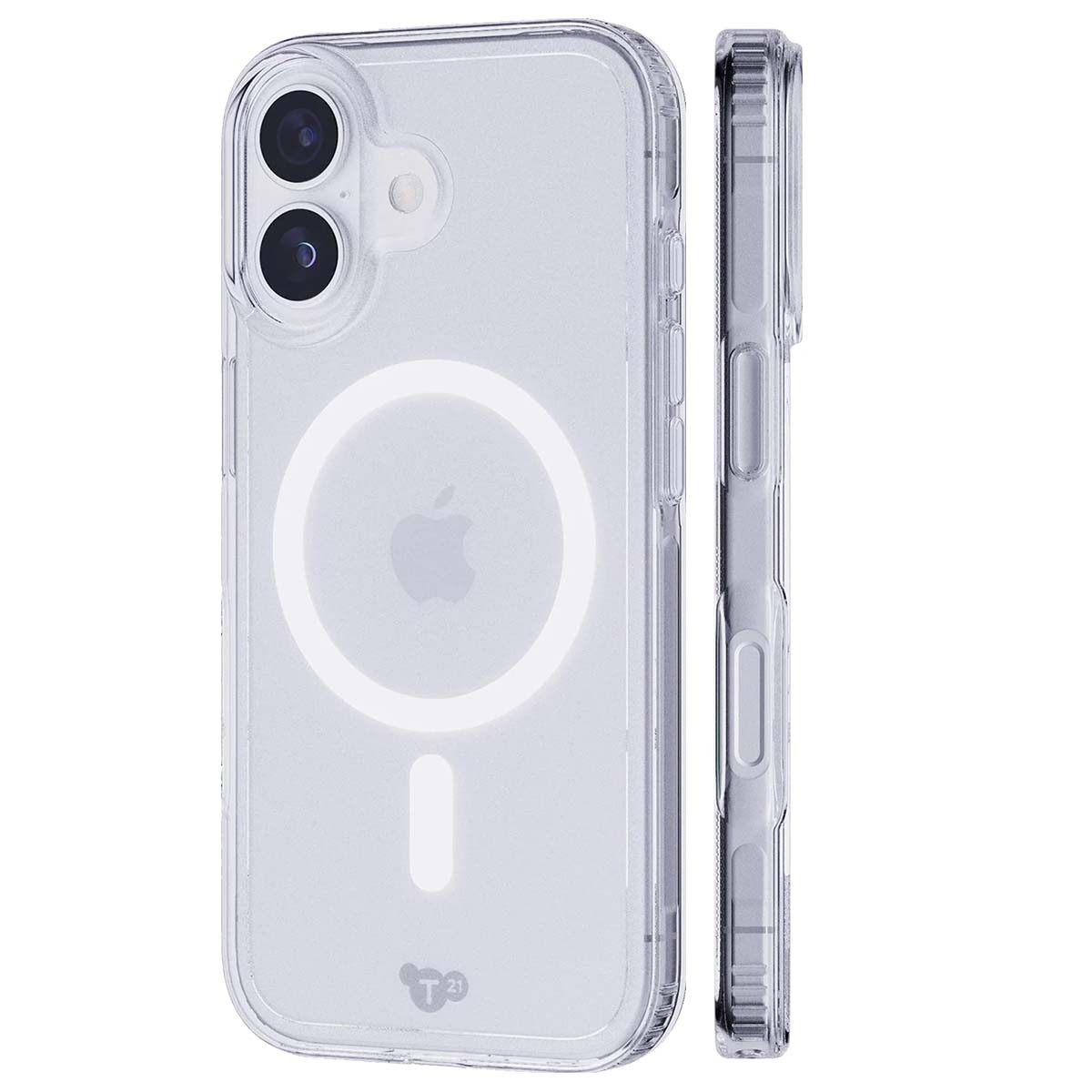 Coque Tech21 iPhone 17 antichoc transparente avec bord surélevé