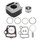 52.4mm Cylinder Gasket Kit for Lifan 125cc Pit Bike 1P52FMI M587-A219 Piston Set