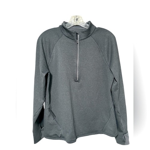 All in Motion Gray Quarter-Zip Pullover