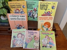 Lot Of 8 Vintage Raggedy Ann  Raggedy Andy Books, Little Golden Books