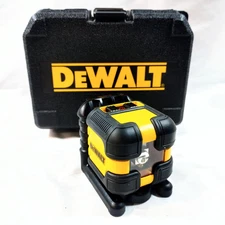 DeWalt 40 ft. Red Self-Leveling Cross Line Laser Level w (2) AA Batteries & Case