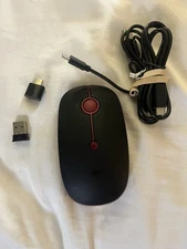 Vssoplor 2.4G Wireless Mouse Black/Red USB/Type-C Model: VM05